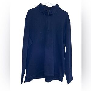 XL Wrangler Authentic Dark Blue Pullover Jacket Long Sleeve Mens